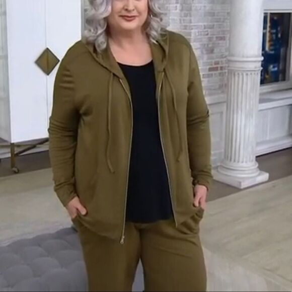 All Worthy Hunter McGrady Print or Solid Zip Front Hoodie - Picture 1 of 5